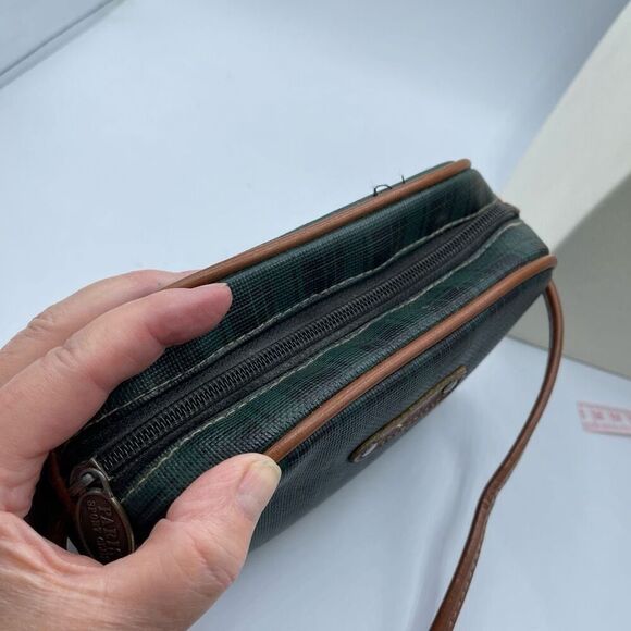 Vintage Plaid Paris Sport Club crossbody bag. - Picture 9 of 12